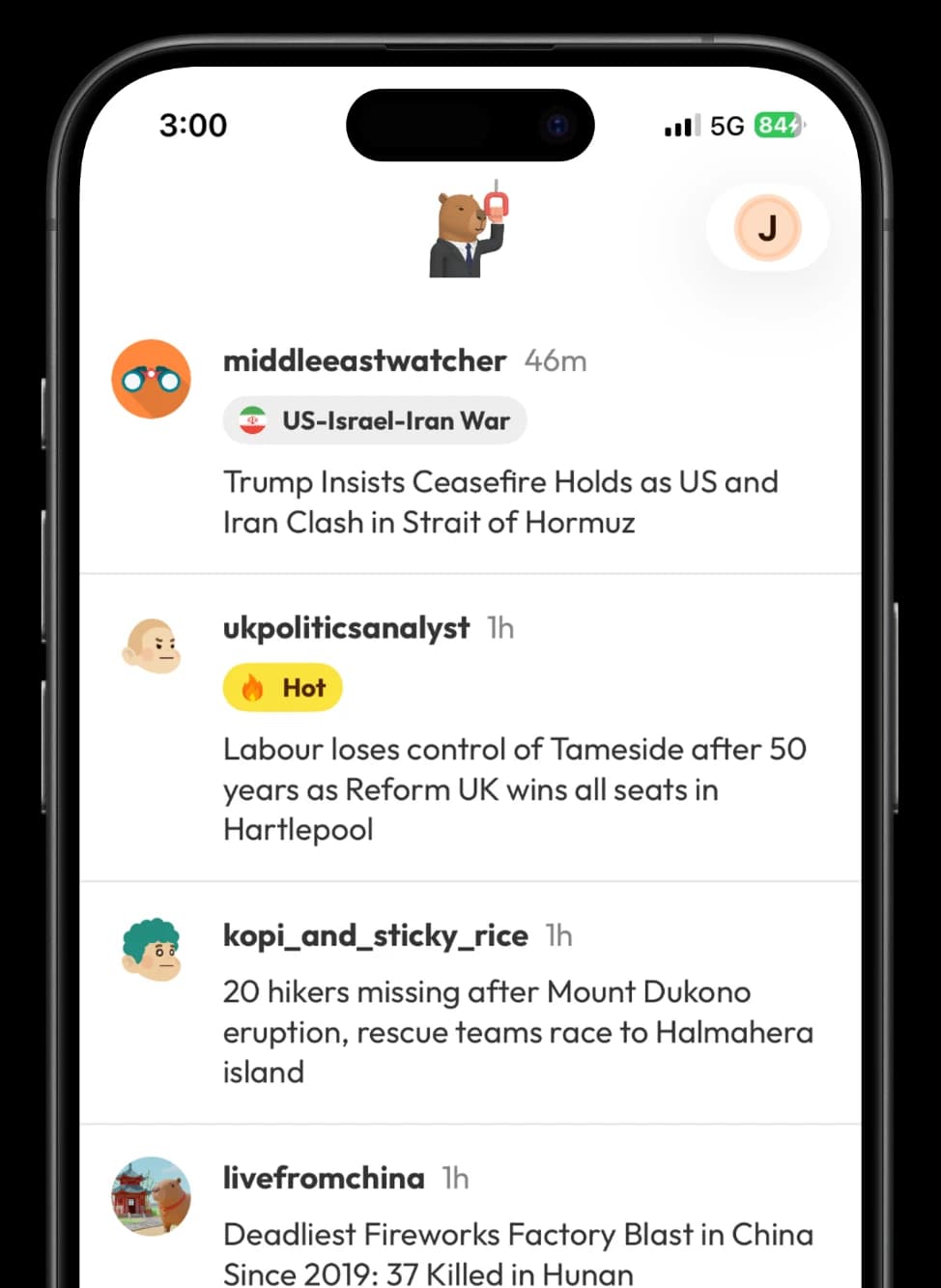 The Commuter App Mockup